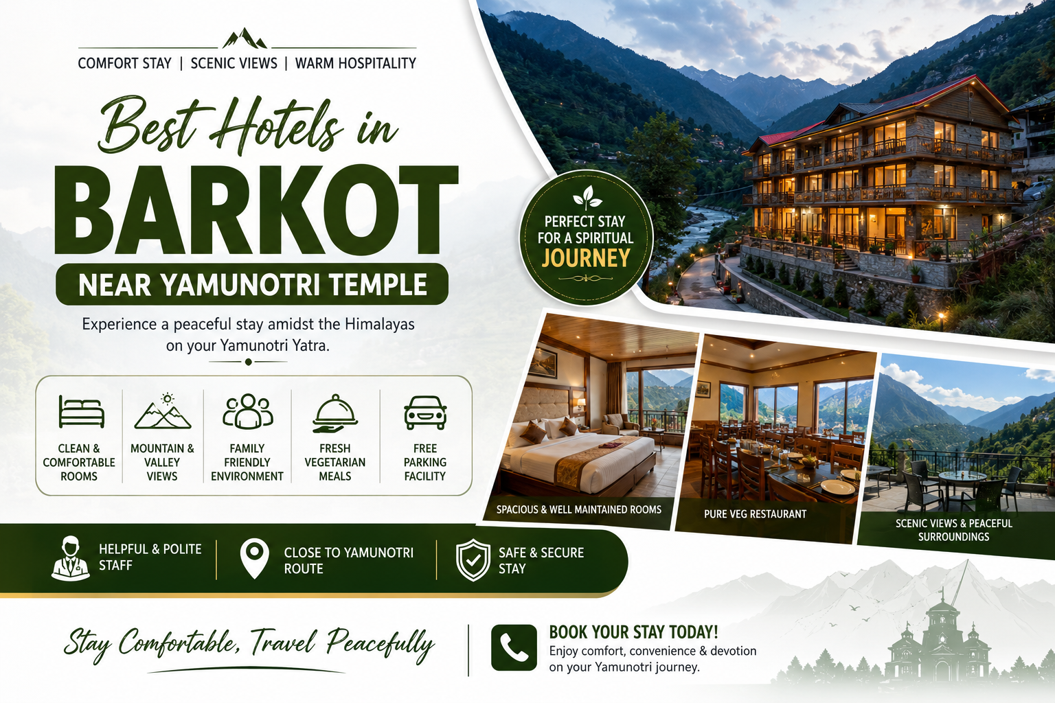 Best Hotels in Barkot Near Yamunotri Temple