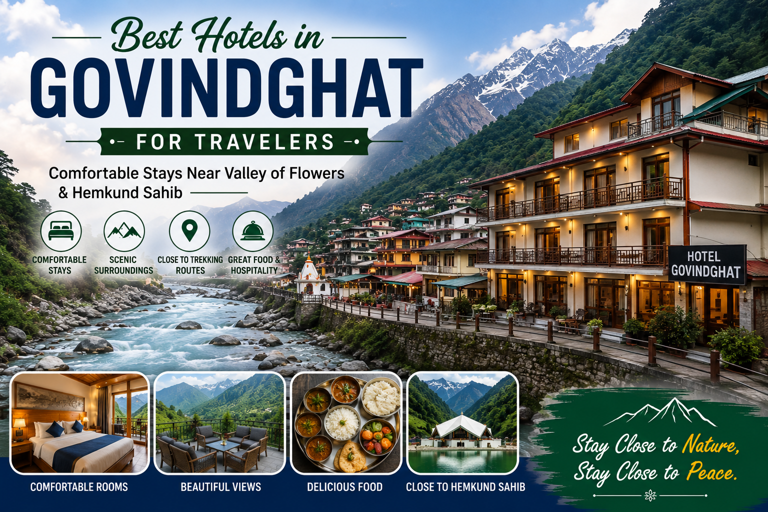 Best Hotels in Govindghat for Travelers