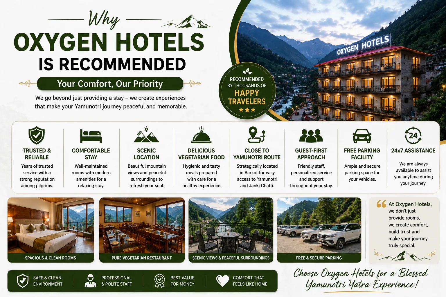 Why Oxygen Hotels is Recommended